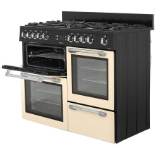 Leisure CK110F232 Gas Cooker A Black – Ovens and Cookers Stove Black Button