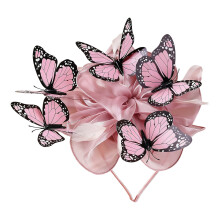Entzückendes Organza-Haarband mit-Rosa