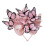 Entzückendes Organza-Haarband mit-Rosa 1
