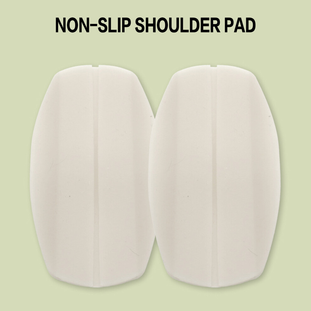 Dachuang Beauty (White) Non-Slip Silicone Bra Strap Holders - Black/White/Skin
