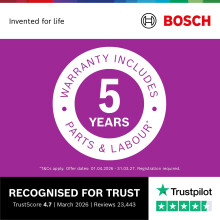 Bosch Home Kitchen Appliances Serie 6 WIW28302GB Built in Washing Machine
