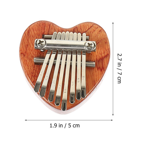 3St Draagbare Kalimba Kindervingerpiano Cartoonstijl 1
