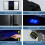 TANGZON Under Counter Fridge, Drinks Beer & Wine Fridge with LED Light 4