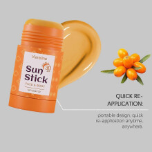 Viareline Invisible Protective Stick Summer facial and body soothing, gentle, lightweight, non-greasy care stick