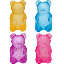 (Matches the image) Colorful Cute Bear Squeeze Toy Creative Soft Simulated Transparent Slow-rebound Decompression Toy