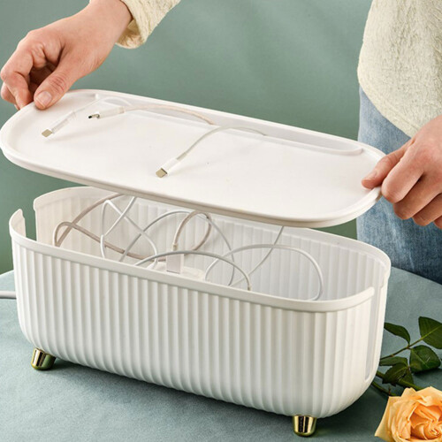 Witte Kabelbox Met Voor - En Stroomkabels 2