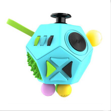 (Matches the image) Rainbow 612 Sides Cube Decompression Toy Stress Relief Autism ADHD OCD Anxiety Sensory Fingertip Desk Toy for Kids Adults