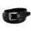 CTM Men's 32 mm Wide Basic Leather Dress Belt 1