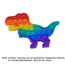 (Matches the image) Rainbow Push Pop Bubble Fidget Sensory Toy: Stress Relief Toys Pack for Kids Adults, Anti-Anxiety Tools Office Stress Relief