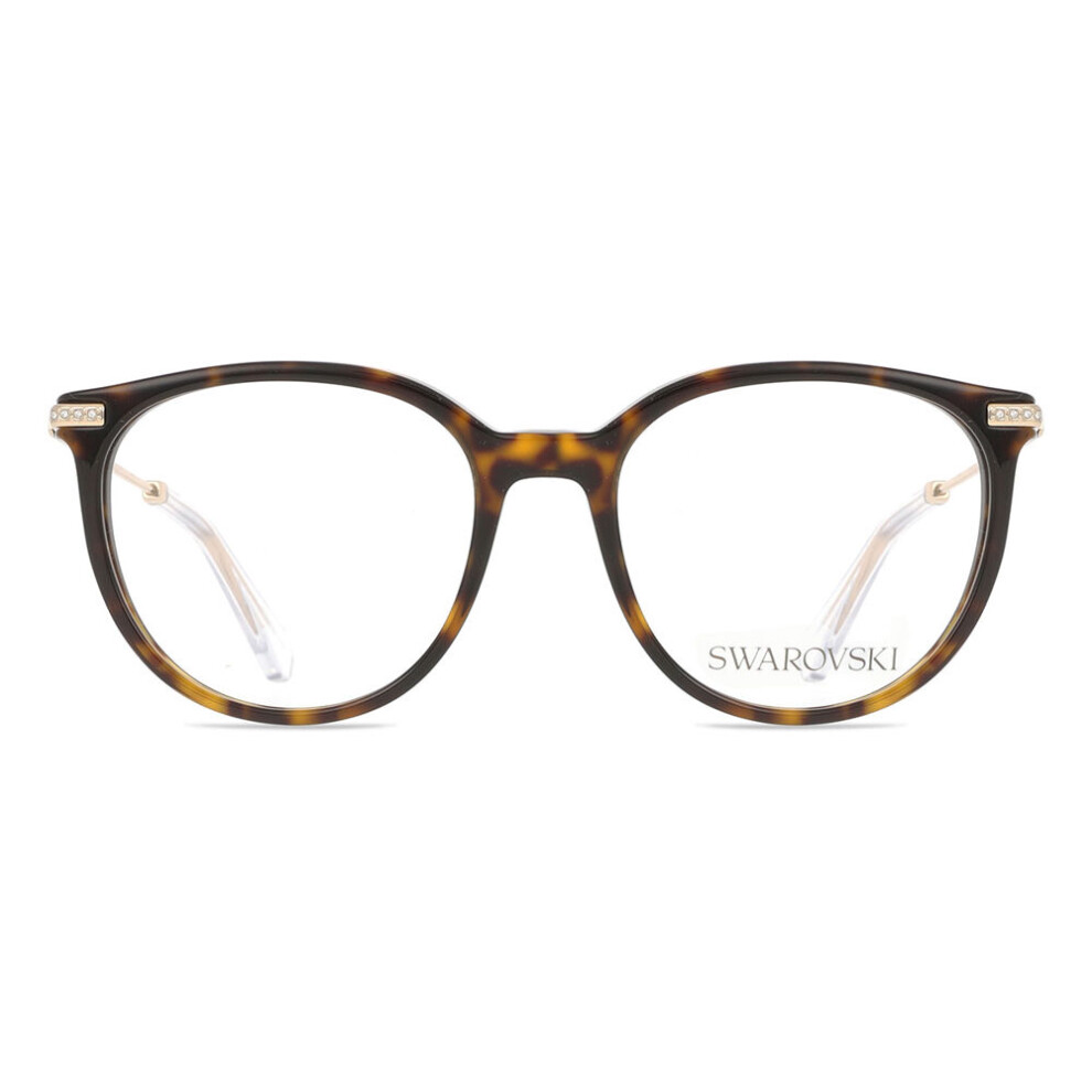 Swarovski Women's Dark Havana Phantos Acetate Eyeglasses Online - Full Rim - Sk2009 - Image 3