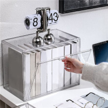 2X Purse Storage Organizer for Closet, Clear Acrylic Display Box for Handbag, Stackable Bag Organizer with Magnetic Door