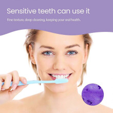 Purple Tooth-Cleaning Mousse Contains Sodium Lauryl Sulfate And Sorbitol