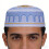 Embroidered Hui Hat Suitable For Various Occasion-Blue 58 1