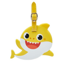 Baby Shark Luggage Tag Yellow