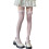 Coton confortable de bas hauts de cuisse de dentelle de-Rose 1