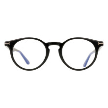 Tom Ford FT5557-B 001 Blue-Light Block Unisex New Eyeglasses