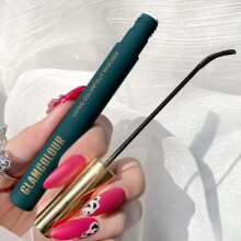 (Black) Silk Fiber Eyelash Mascara Waterproof Eyelash Extension Curling Lengthen Lashes Mascara Eye Makeup