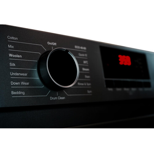 MONTPELLIER Montpellier MDAWM1014K Black 10KG Washing Machine 1