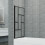 Living And Home 180 Degree Rotation Over Bath Shower Screen 3