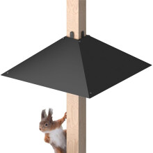 Metal Squirrel Baffle for Post, Squirrel Proof Baffles for Bird Feeder Poles, Outdoor Squirrel Guard for Wooden Pole