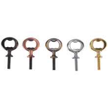 20Pcs Metal Bottle Opener Blanks Stainless Steel Bottle Opener Inserts Kit Threaded Beer Opener Hardware,5 Colors