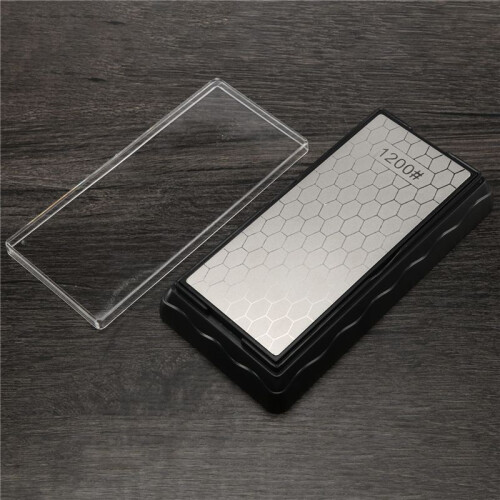 600# 1200# Double-Side Sharpener Diamond Whetstone Knife Sharpening Stone Kitchen Grit Chef Knife Grinding Tool 2