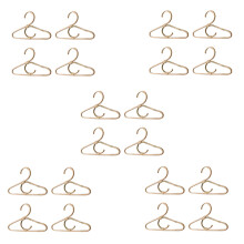 20 Stück Rattan Kleider Bügel Nordischer Stil Kinder Bekleidung Organizer Rack Kinder Kleider Bügel Kinderzimmer Dekor Kleider Bügel für Kleidung