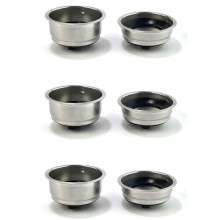 Accessori per Macchine da Caffè con Filtro per Caffè Nel Acciaio Inossidabile Staccabili Amichevoli per Ufficio Domestico (Confezione da 6)