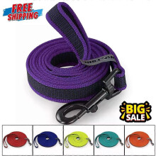 Lange Hundeleine aus Latex-Seide, rutschfest, 1,5 m, 2 m, 3 m, 5 m, 10 m, 15 m, Trainingsleine