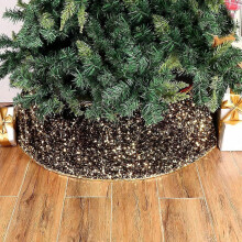 Christmas Tree Collar Skirt 16 Inch Top Diameter Brass Effect Xmas Festive Home Decoration