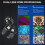 2000X Biological Digital Microscope Wifi USB Microscope with Digital & Microbial Lens with 11 Adjustable LED 8