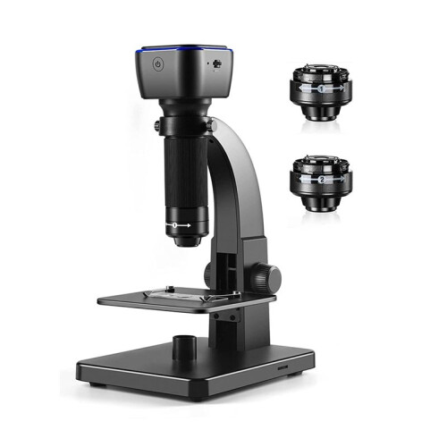 2000X Biological Digital Microscope Wifi USB Microscope with Digital & Microbial Lens with 11 Adjustable LED 1