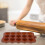 Silicone Chocolate Candy Mold 2Pcs Baking Tool Light Brown 8.45x4.09in 5