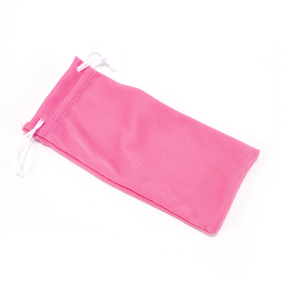 Reach-Tools (Rose Red) Microfiber Eyeglass Pouch With Drawstring