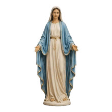 Marienstatue für katholische Altardekorationen, religiöse Skulptur mit Beleuchtungsoption