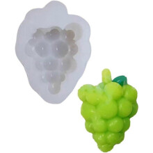 3D Silicone Grape Mold for Soap, Candles, Chocolate, Cake Decorating, Dishwasher Safe