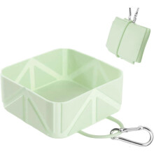 Portable Dog Bowl 500ml Foldable Collapsible Silicone Spill-Proof for Small Medium Dogs Cats