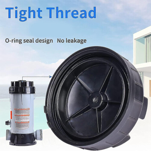 Chlorinator Cover Compatible with CL200 Automatic Chlorinator Feeder, ABS Material, Leak-Proof Seal 1