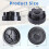 Chlorinator Cover Compatible with CL200 Automatic Chlorinator Feeder, ABS Material, Leak-Proof Seal 3