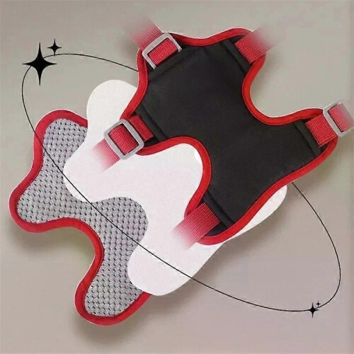 Dog Harness Vest Reflective Adjustable Quick Release Chest Strap for Walking 2