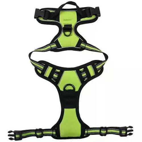Reflective Dog Harness Adjustable Breathable Vest for Dogs Size Guide 1