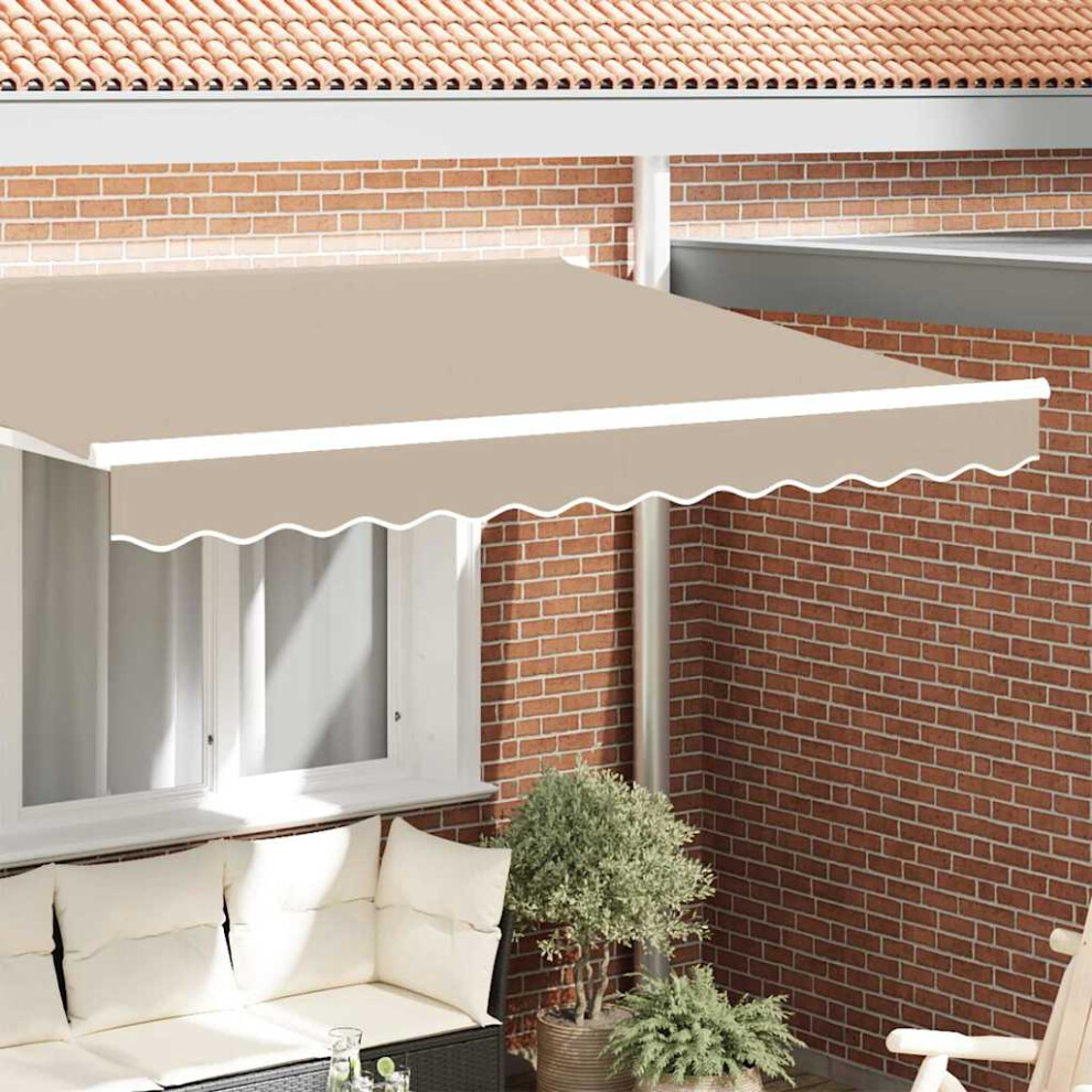 Vidaxl Awning Valance Replacement Beige 2.5 M Polyester