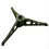 Plastic Christmas Tree Stand Base Triangle Detachable Legs Compatible with Artificial Trees 1
