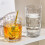Glass Water Cup 275ml 285ml Creative Embossed Shape for Cold Hot Drinks 1