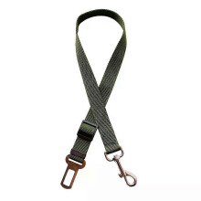 Adjustable Dog Car Seat Belt Harness Compatible with Nylon Reflective Cushioned Elastic
