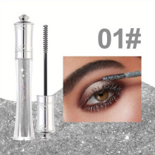 (Matches the image) Glitter Flash Mascara Shimmering Diamond Sparkle Mascara,Waterproof,Smudge-Proof, Long Lasting Volumizing Eye Makeup