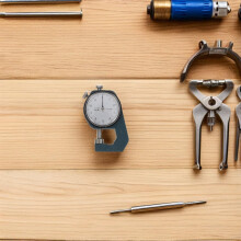 Materiaaldiktemeter, diktemeetinstrument voor leer, stof, papier, holle buizen, precisie platte kop