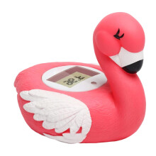Waterdichte digitale thermometers voor babybadje-flamingo