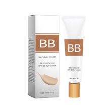 AMZ Moisturizing Protective Bb Cream (Natural Color) Moisturizing Concealer Light Base Makeup Isolation Liquid Foundation Bare Makeup Natural Skin Ton