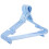 Windproof Laundry Hangers Heavy-Duty Plastic with Clips 5-Pack Sky Blue 4